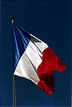 Fahne auf dem Dach der Préfecture in Dijon